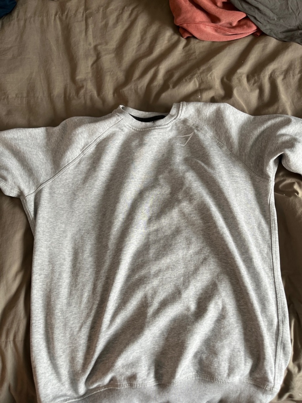 Gymshark Light Gray Crewneck Sweatshirt